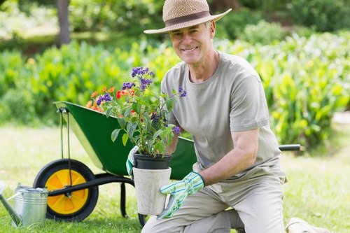 Effective weed and pest control in action